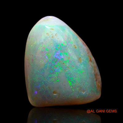 Natural Untreated Fire Opal Loose Gemstone Fancy Cabochon From Australia 7.00 Cts 14x12x7 mm AE-754