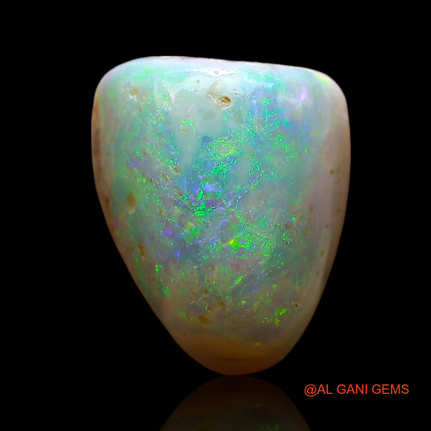 Natural Untreated Fire Opal Loose Gemstone Fancy Cabochon From Australia 7.00 Cts 14x12x7 mm AE-754