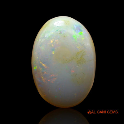 7.00 Cts Natural Australian Fire Opal Loose Gemstone Oval Cabochon 15x10x6 mm AE-755