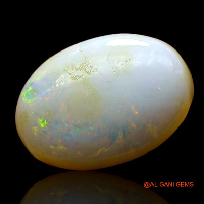 7.00 Cts Natural Australian Fire Opal Loose Gemstone Oval Cabochon 15x10x6 mm AE-755
