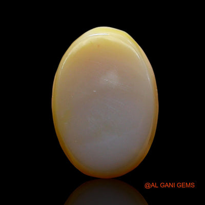 7.00 Cts Natural Australian Fire Opal Loose Gemstone Oval Cabochon 15x10x6 mm AE-755