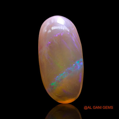 4.00 Cts Natural Australian Fire Opal Loose Gemstone Oval Cabochon 18x9x4 mm AE-756
