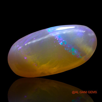 4.00 Cts Natural Australian Fire Opal Loose Gemstone Oval Cabochon 18x9x4 mm AE-756