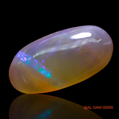 4.00 Cts Natural Australian Fire Opal Loose Gemstone Oval Cabochon 18x9x4 mm AE-756