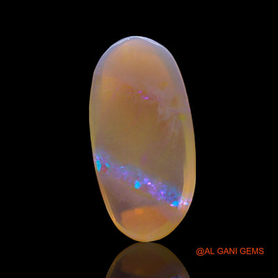 4.00 Cts Natural Australian Fire Opal Loose Gemstone Oval Cabochon 18x9x4 mm AE-756