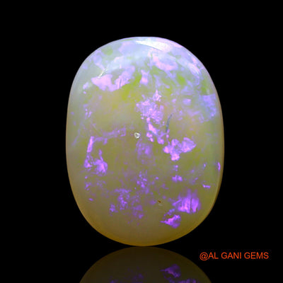 Natural Fire Opal Gemstone 5.00 Cts Loose Oval Cabochon From Australia 15x11x3 mm AE-757
