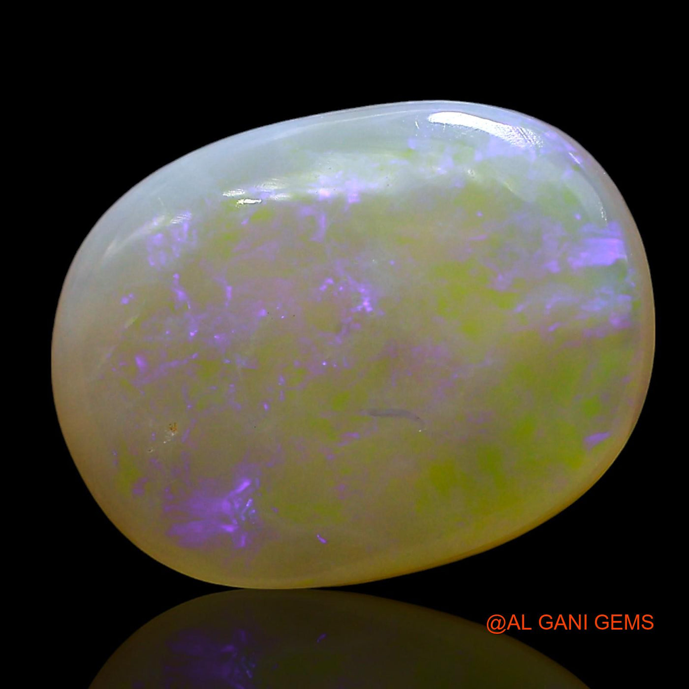 Natural Fire Opal Gemstone 5.00 Cts Loose Oval Cabochon From Australia 15x11x3 mm AE-757