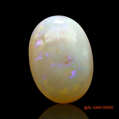 6.00 Cts Unheated Australian Fire Opal Loose Gemstone Oval Cabochon Natural 16x11x5 mm AE-758