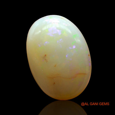 6.00 Cts Unheated Australian Fire Opal Loose Gemstone Oval Cabochon Natural 16x11x5 mm AE-758