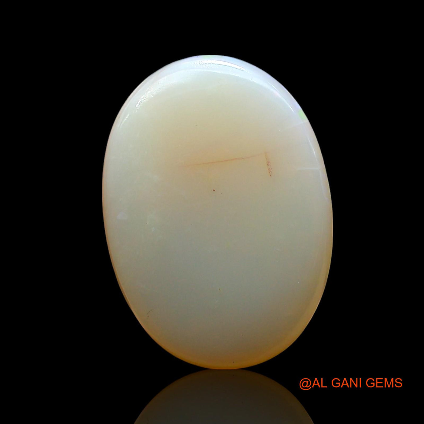 6.00 Cts Unheated Australian Fire Opal Loose Gemstone Oval Cabochon Natural 16x11x5 mm AE-758