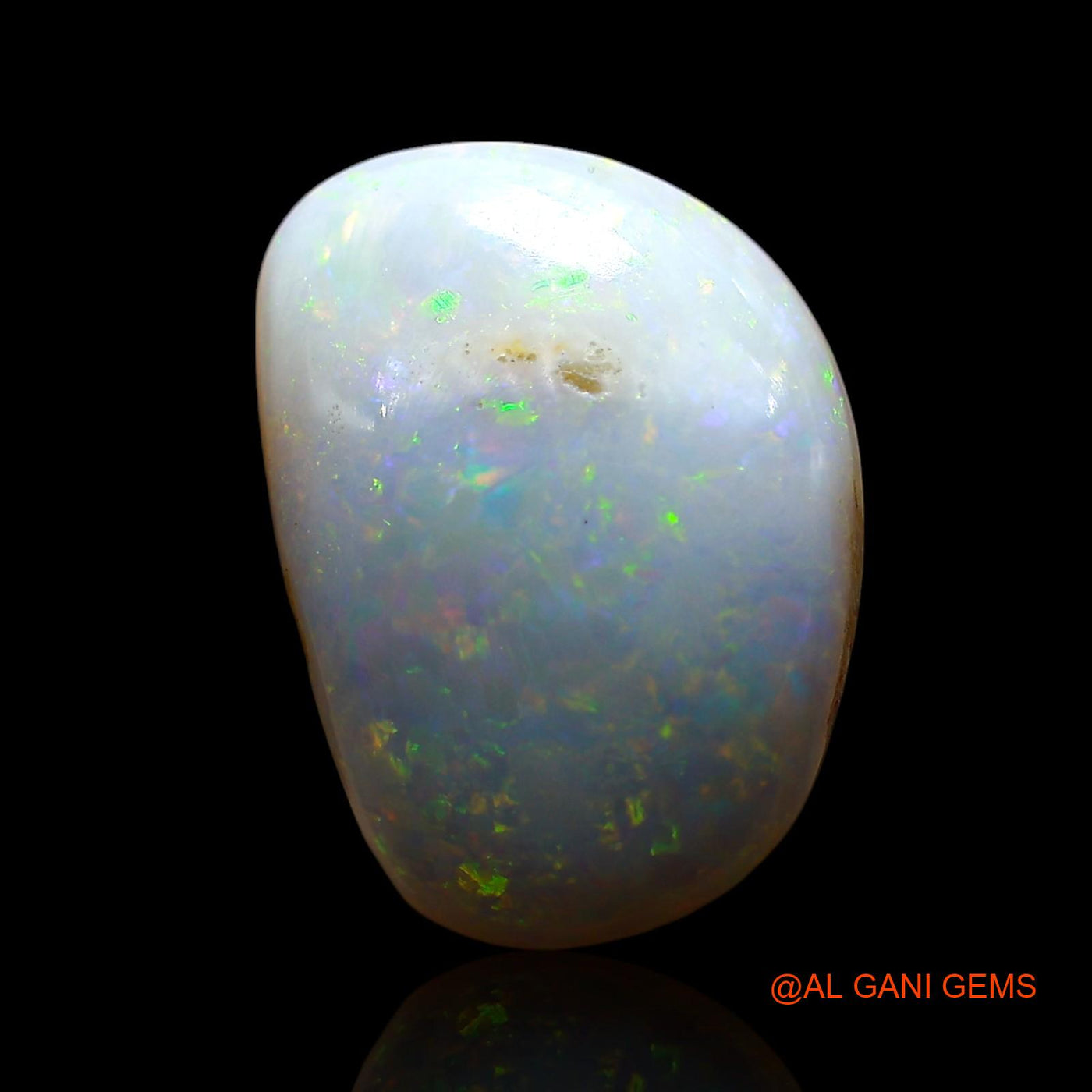 Natural Fire Opal Gemstone 5.00 Cts Loose Oval Cabochon From Australia 15x11x5 mm AE-759