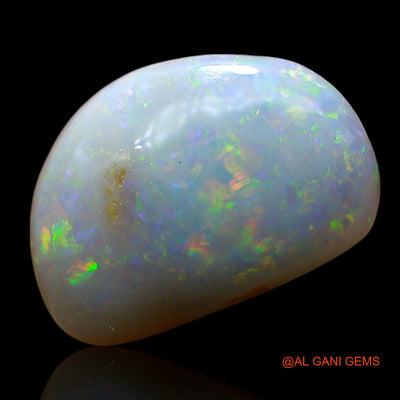 Natural Fire Opal Gemstone 5.00 Cts Loose Oval Cabochon From Australia 15x11x5 mm AE-759
