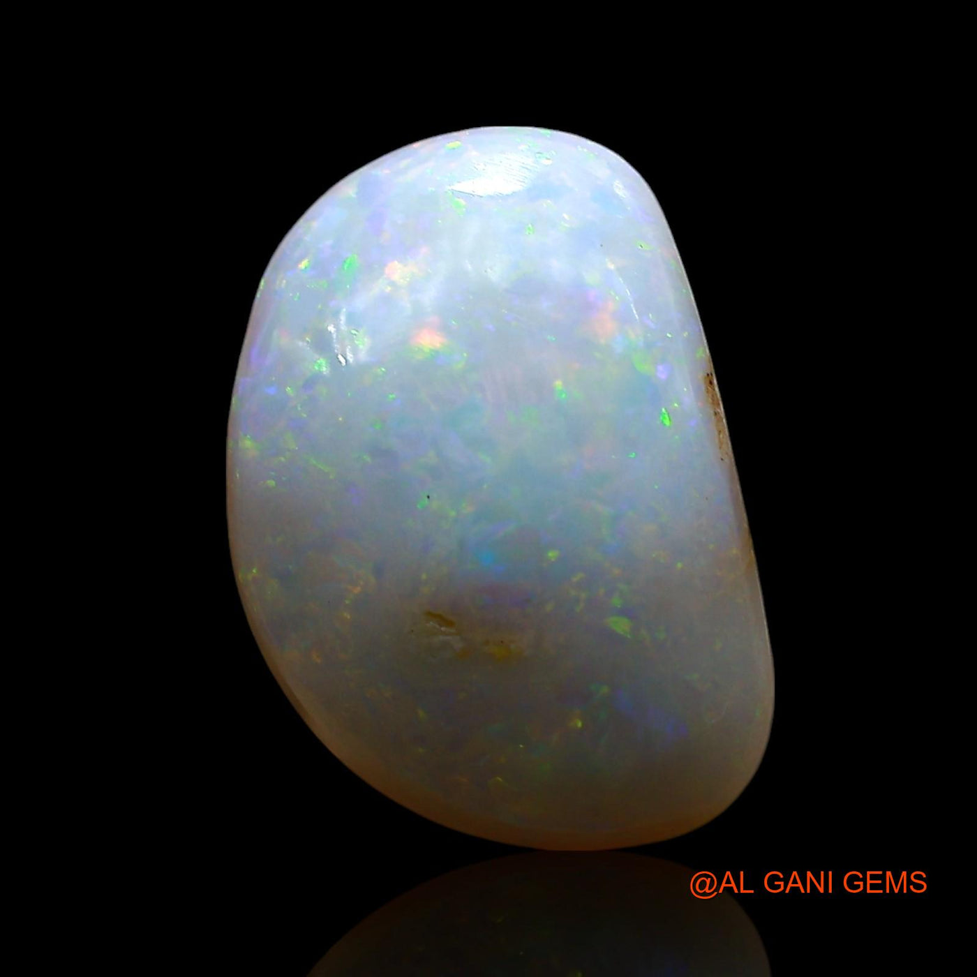 Natural Fire Opal Gemstone 5.00 Cts Loose Oval Cabochon From Australia 15x11x5 mm AE-759