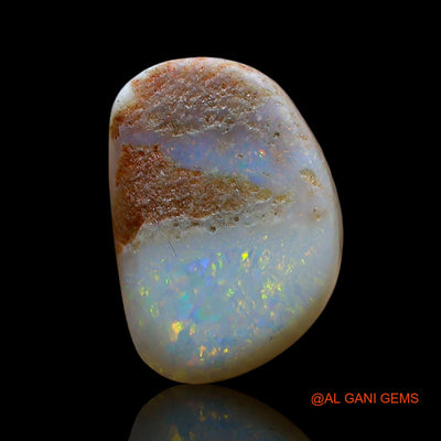 Natural Fire Opal Gemstone 5.00 Cts Loose Oval Cabochon From Australia 15x11x5 mm AE-759
