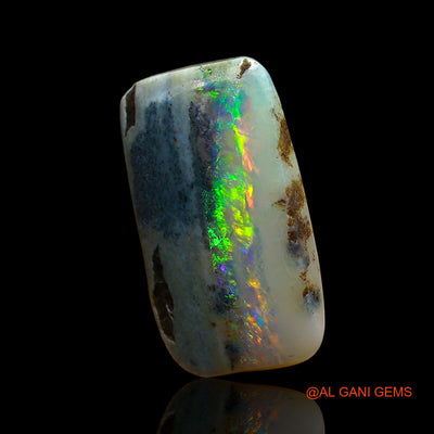 3.00 Cts Unheated Australian Fire Opal Loose Gemstone Square Cabochon Natural 16x9x3 mm AE-75