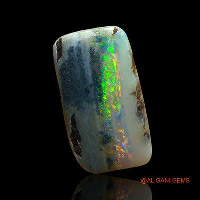 3.00 Cts Unheated Australian Fire Opal Loose Gemstone Square Cabochon Natural 16x9x3 mm AE-75