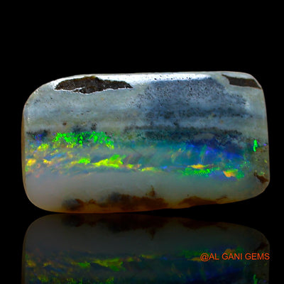 3.00 Cts Unheated Australian Fire Opal Loose Gemstone Square Cabochon Natural 16x9x3 mm AE-75