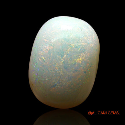 Natural Fire Opal Gemstone 7.00 Cts Loose Oval Cabochon From Australia 14x10x6 mm AE-760