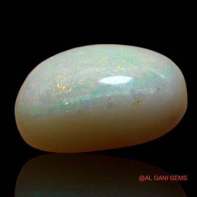 Natural Fire Opal Gemstone 7.00 Cts Loose Oval Cabochon From Australia 14x10x6 mm AE-760