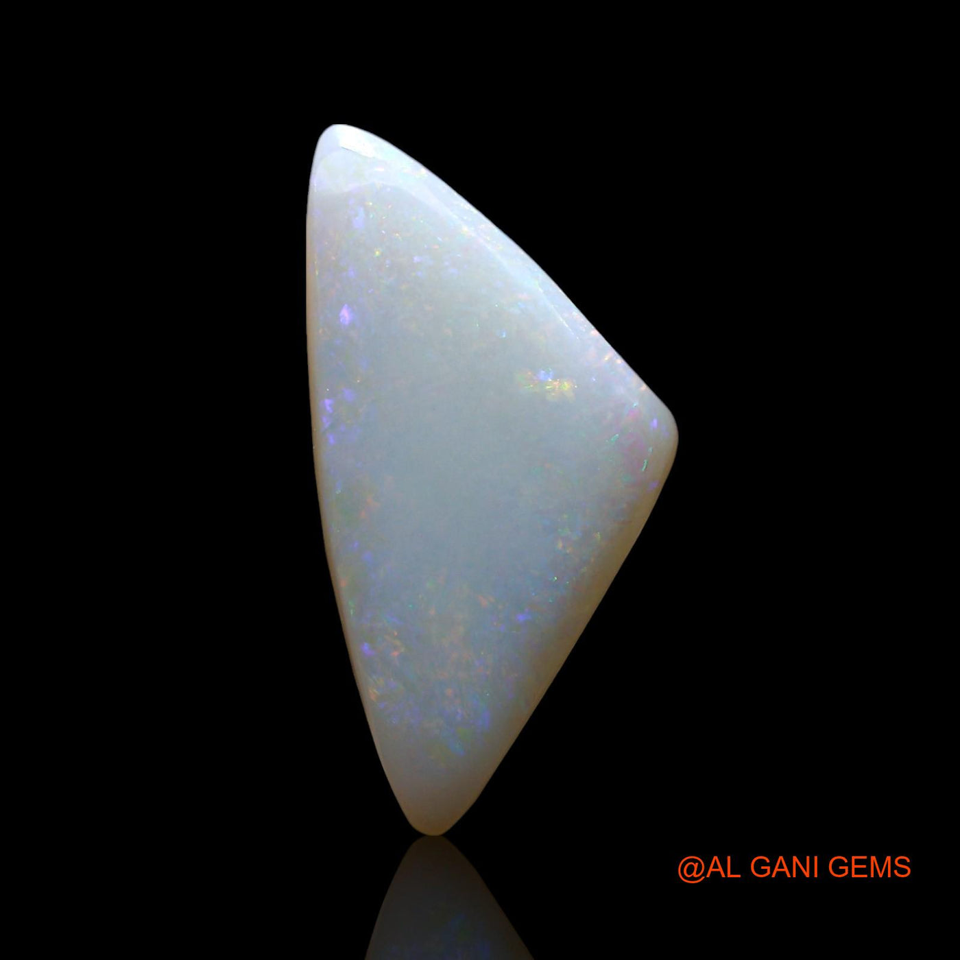 3.00 Cts Natural Australian Fire Opal Loose Gemstone Trillion Cabochon 18x9x3 mm AE-761