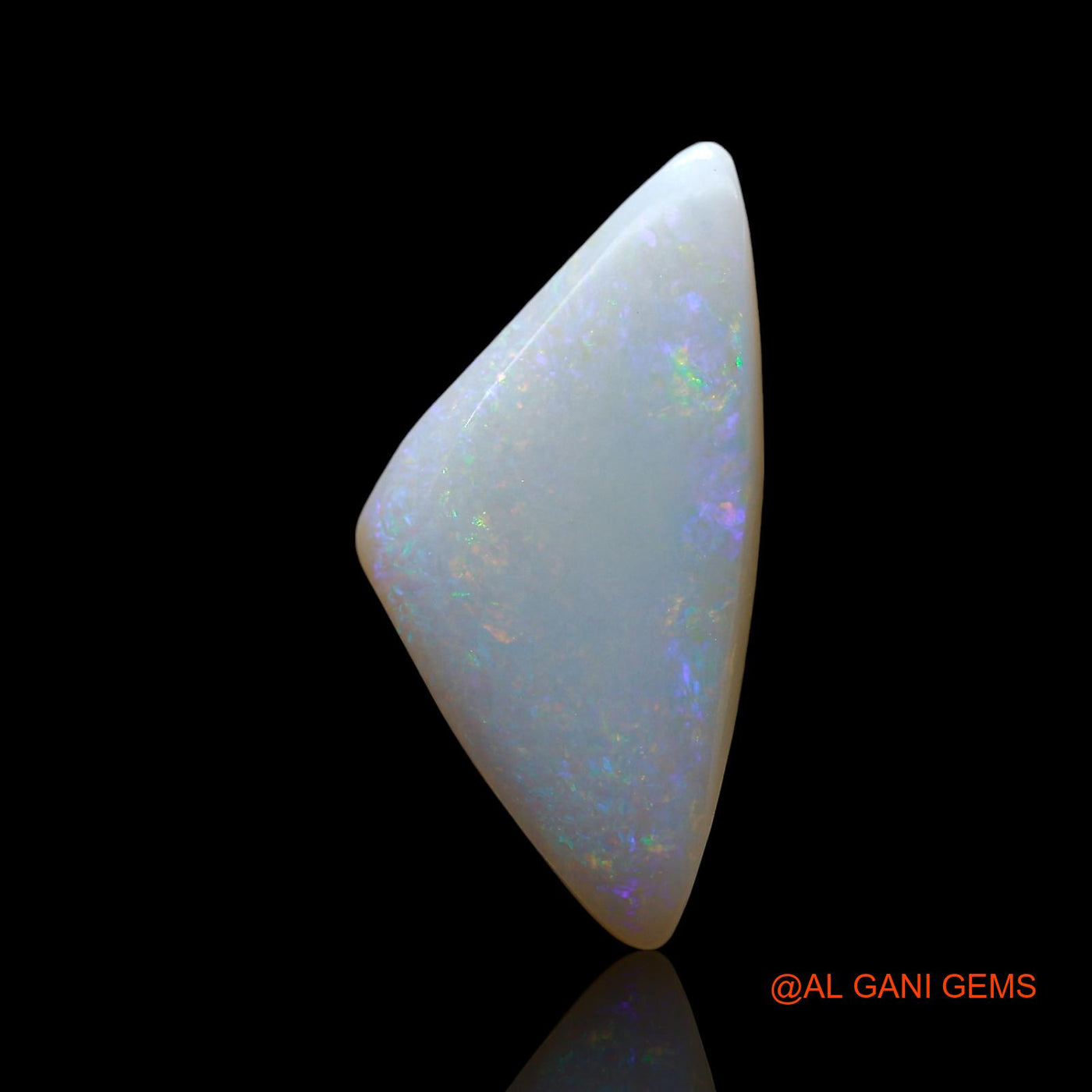 3.00 Cts Natural Australian Fire Opal Loose Gemstone Trillion Cabochon 18x9x3 mm AE-761
