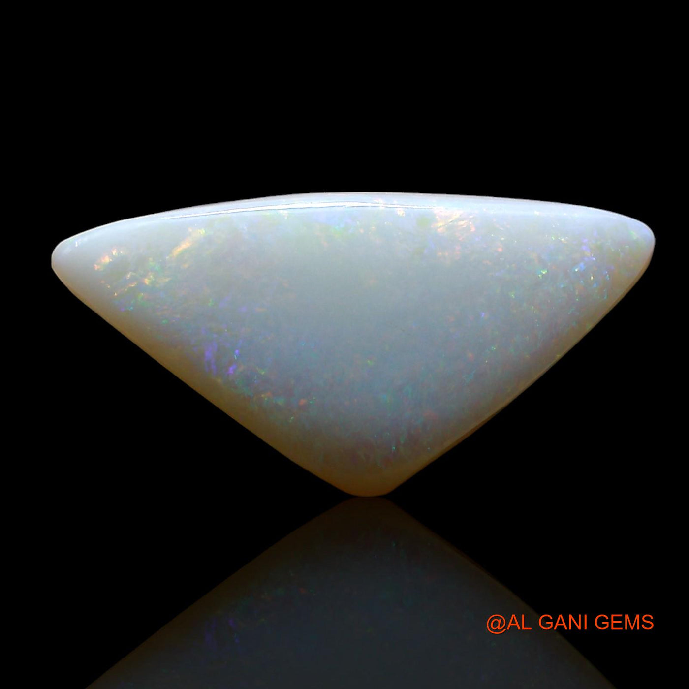 3.00 Cts Natural Australian Fire Opal Loose Gemstone Trillion Cabochon 18x9x3 mm AE-761