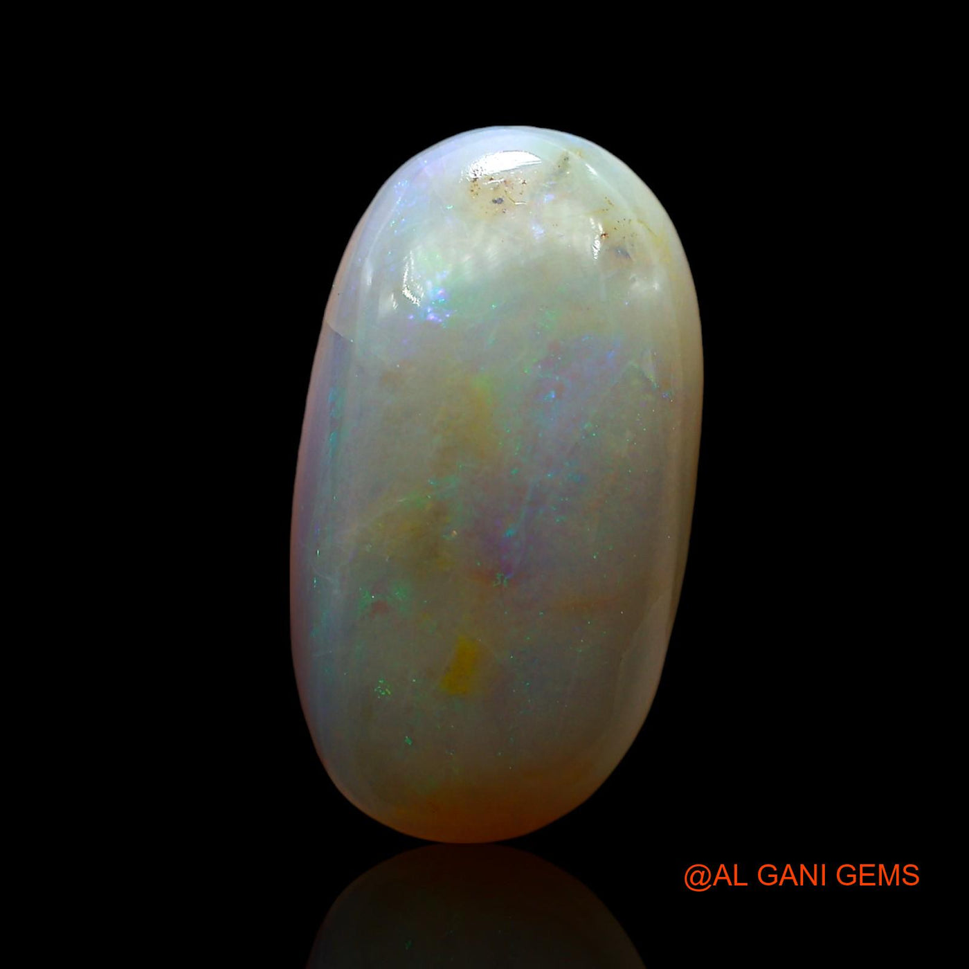 5.00 Cts Unheated Australian Fire Opal Loose Gemstone Oval Cabochon Natural 17x9x5 mm AE-762