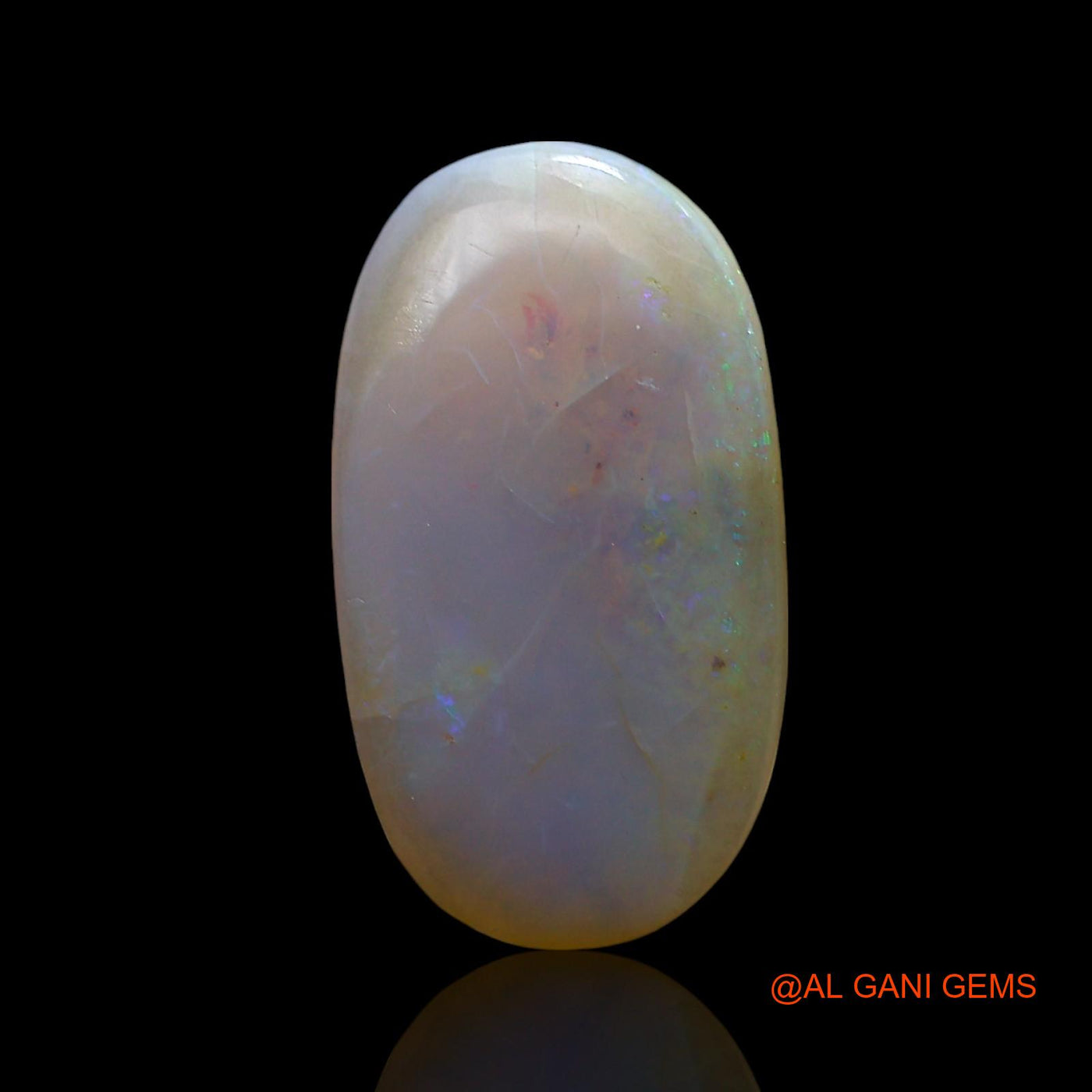 5.00 Cts Unheated Australian Fire Opal Loose Gemstone Oval Cabochon Natural 17x9x5 mm AE-762