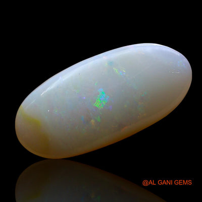 Natural Untreated Fire Opal Loose Gemstone Oval Cabochon From Australia 3.00 Cts 18x8x3 mm AE-763