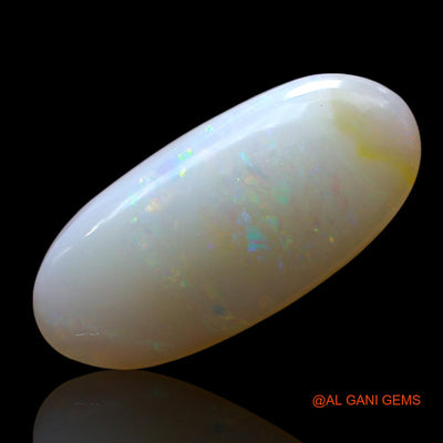 Natural Untreated Fire Opal Loose Gemstone Oval Cabochon From Australia 3.00 Cts 18x8x3 mm AE-763