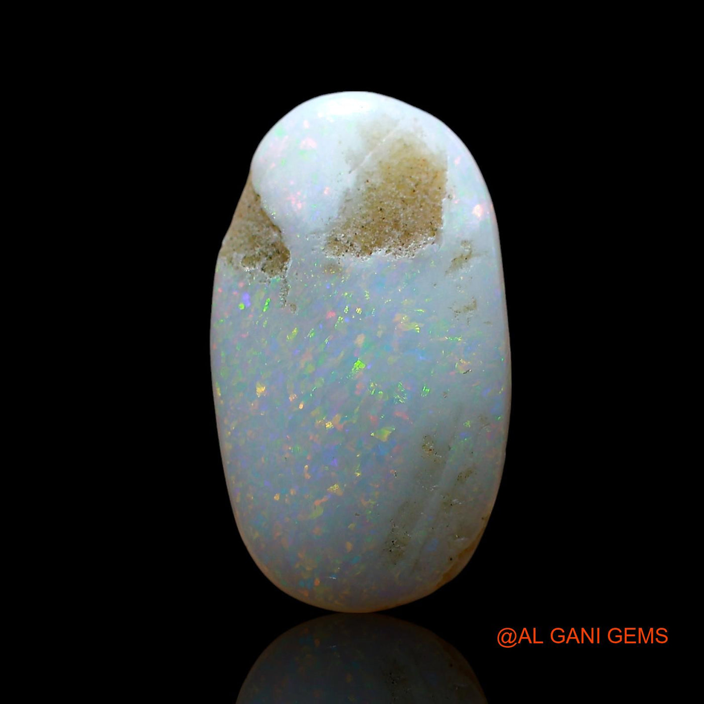 2.00 Cts Natural Australian Fire Opal Loose Gemstone Oval Cabochon 17x10x2 mm AE-764