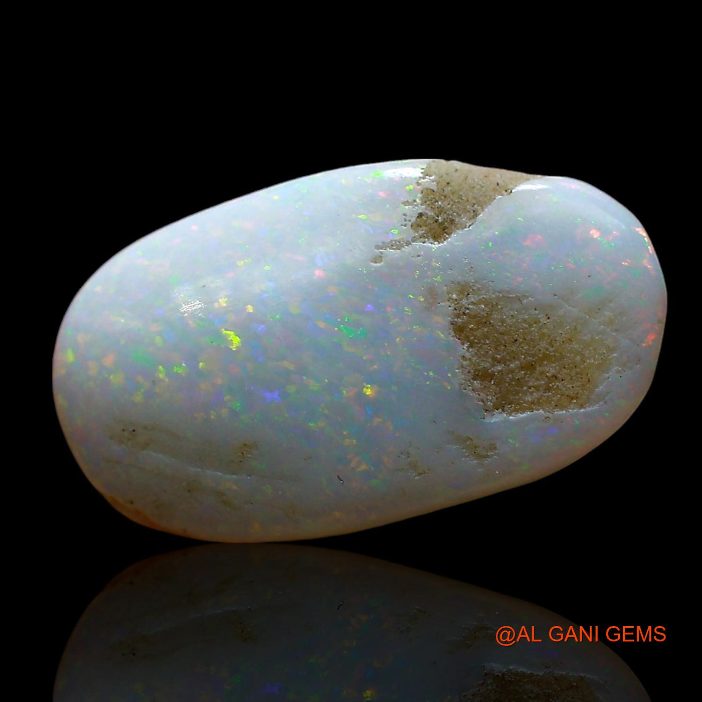 2.00 Cts Natural Australian Fire Opal Loose Gemstone Oval Cabochon 17x10x2 mm AE-764