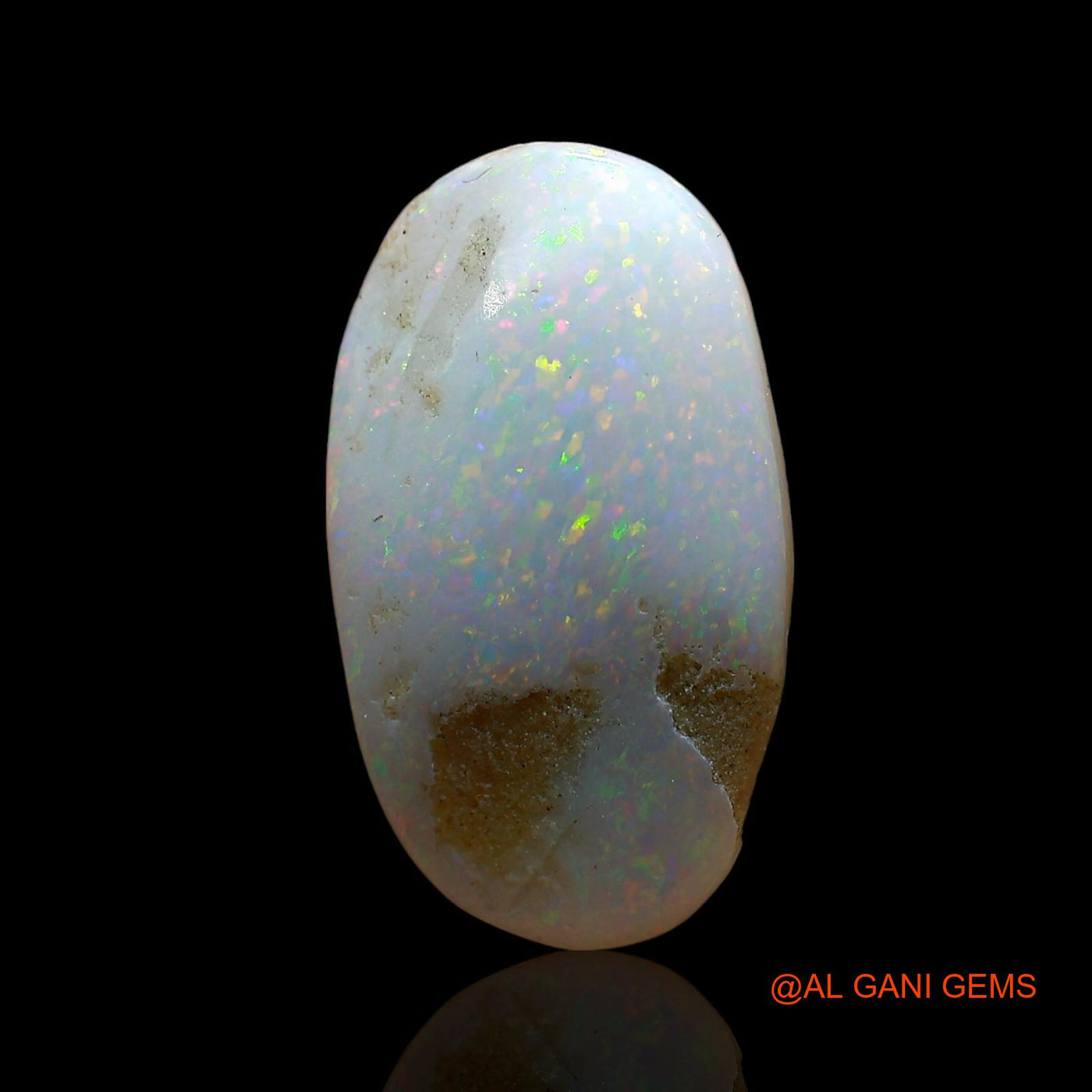 2.00 Cts Natural Australian Fire Opal Loose Gemstone Oval Cabochon 17x10x2 mm AE-764