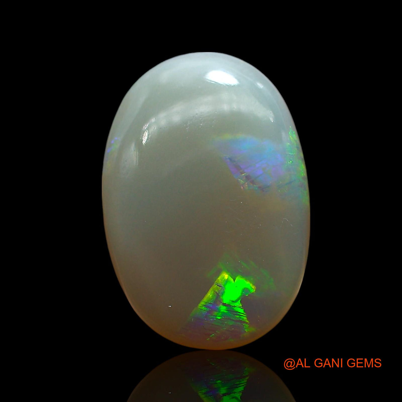 Natural Untreated Fire Opal Loose Gemstone Oval Cabochon From Australia 5.00 Cts 15x10x5 mm AE-766