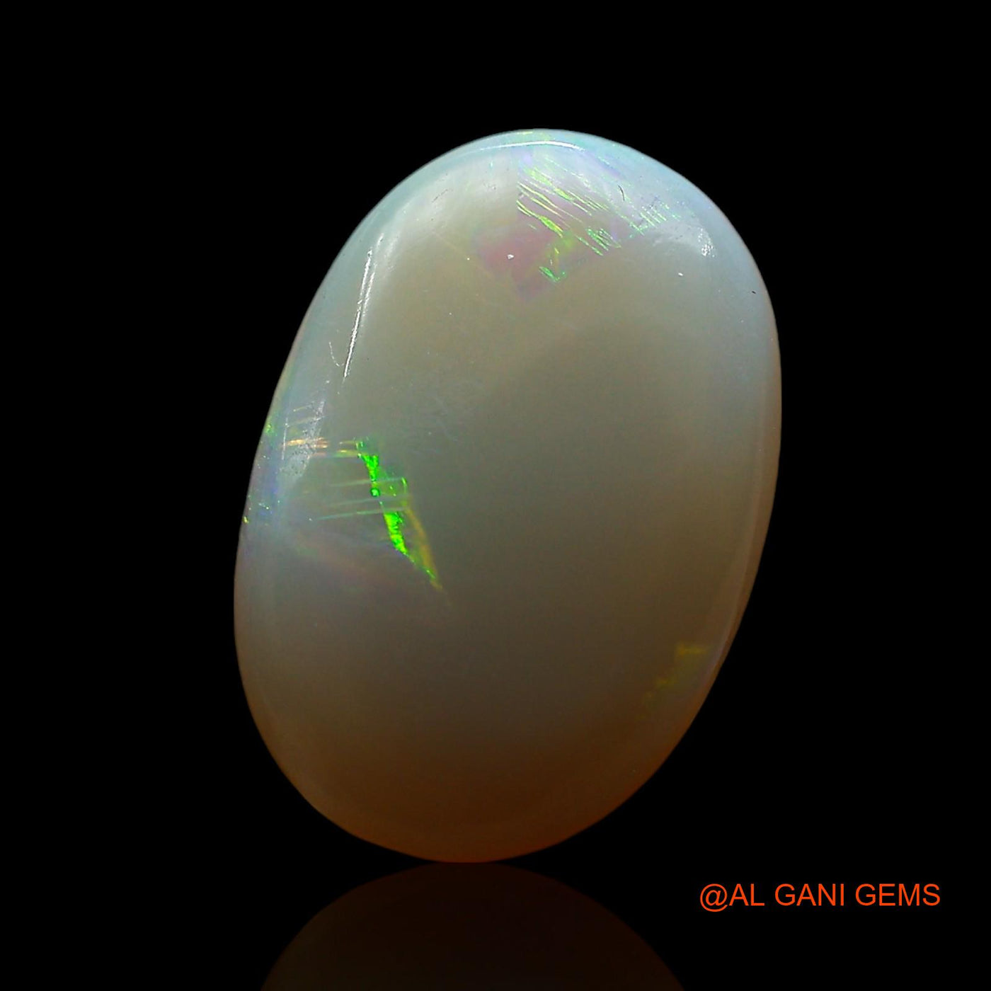 Natural Untreated Fire Opal Loose Gemstone Oval Cabochon From Australia 5.00 Cts 15x10x5 mm AE-766