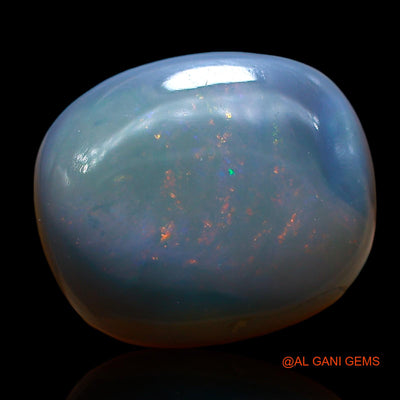 Natural Fire Opal Gemstone 9.00 Cts Loose Oval Cabochon From Australia 14x12x6 mm AE-767