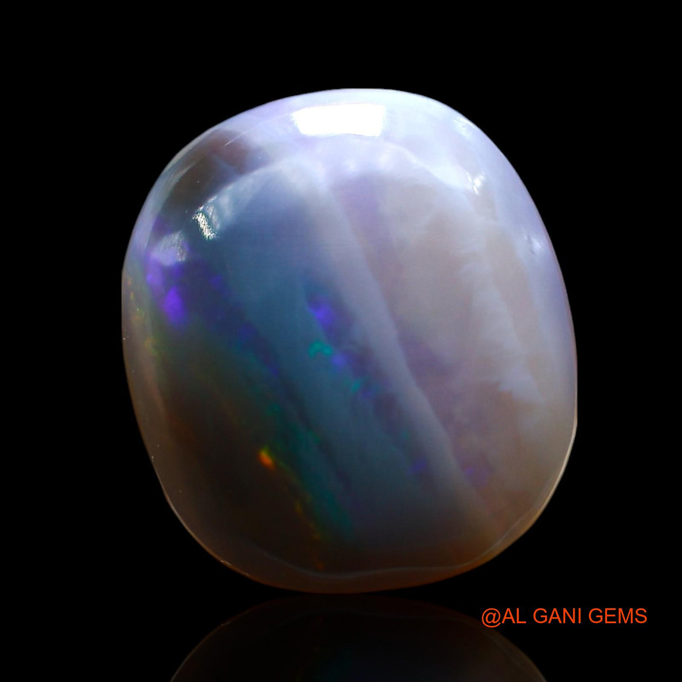 6.00 Cts Natural Australian Fire Opal Loose Gemstone Oval Cabochon 14x12x5 mm AE-769