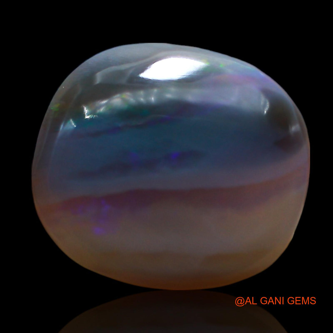6.00 Cts Natural Australian Fire Opal Loose Gemstone Oval Cabochon 14x12x5 mm AE-769