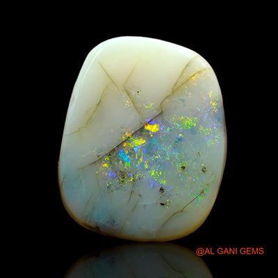 6.00 Cts Unheated Australian Fire Opal Loose Gemstone Oval Cabochon Natural 15x12x4 mm AE-76
