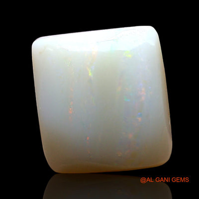 6.00 Cts Natural Australian Fire Opal Square Cabochon Loose Gemstone For Jewelry 12x11x5 mm AE-770