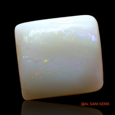 6.00 Cts Natural Australian Fire Opal Square Cabochon Loose Gemstone For Jewelry 12x11x5 mm AE-770