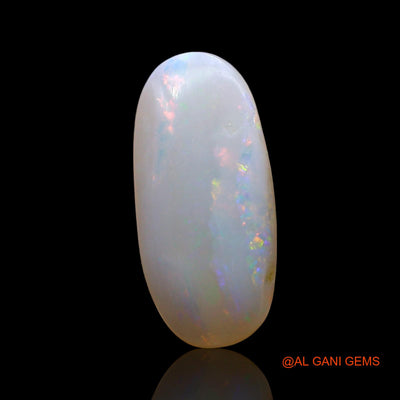 Natural Fire Opal Gemstone 3.00 Cts Loose Oval Cabochon From Australia 18x8x3 mm AE-771