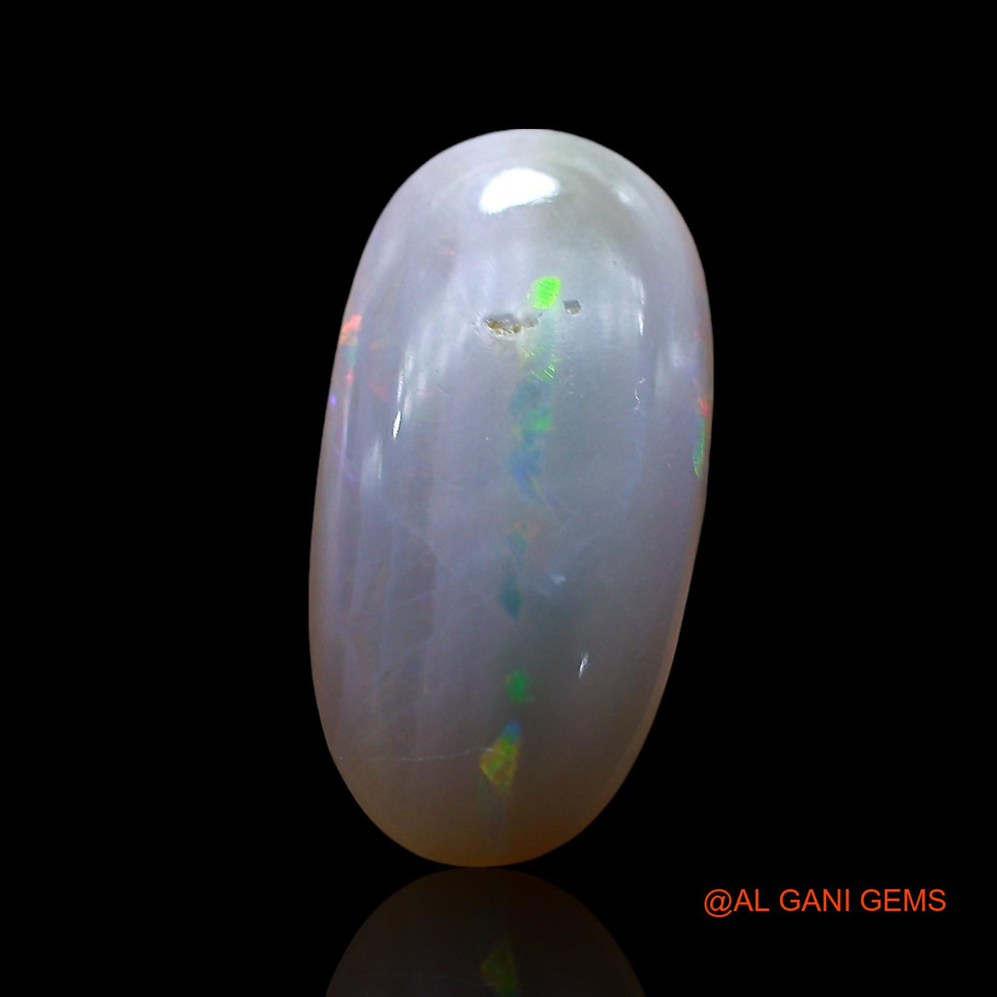 4.00 Cts Natural Australian Fire Opal Loose Gemstone Oval Cabochon 17x8x4 mm AE-775