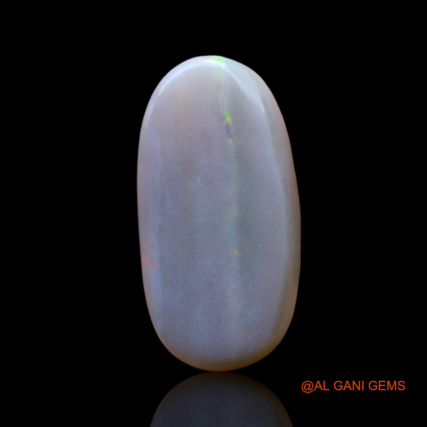 4.00 Cts Natural Australian Fire Opal Loose Gemstone Oval Cabochon 17x8x4 mm AE-775