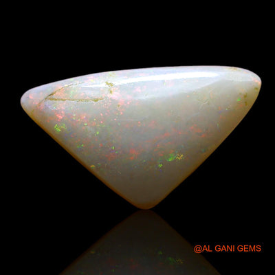 4.00 Cts Natural Australian Fire Opal Trillion Cabochon Loose Gemstone For Jewelry 16x9x5 mm AE-776