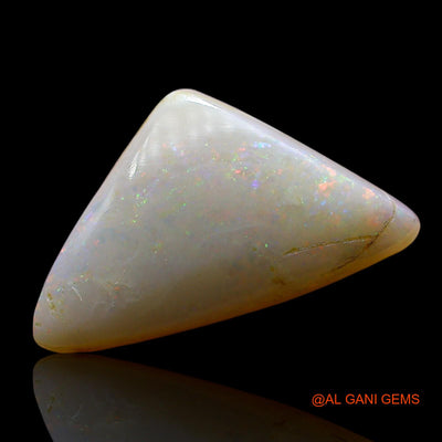4.00 Cts Natural Australian Fire Opal Trillion Cabochon Loose Gemstone For Jewelry 16x9x5 mm AE-776