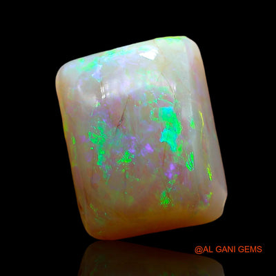 Natural Fire Opal Gemstone 8.00 Cts Loose Square Cabochon From Australia 13x10x7 mm AE-77