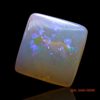 4.00 Cts Natural Australian Fire Opal Loose Gemstone Square Cabochon 12x12x3 mm AE-783