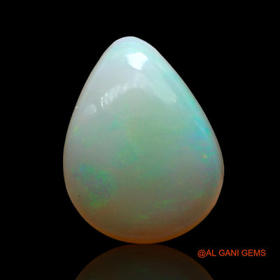 5.00 Cts Natural Australian Fire Opal Loose Gemstone Pear Cabochon 14x11x5 mm AE-785