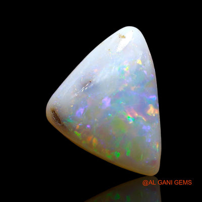 Natural Untreated Fire Opal Loose Gemstone Trillion Cabochon From Australia 4.00 Cts 14x10x5 mm AE-787